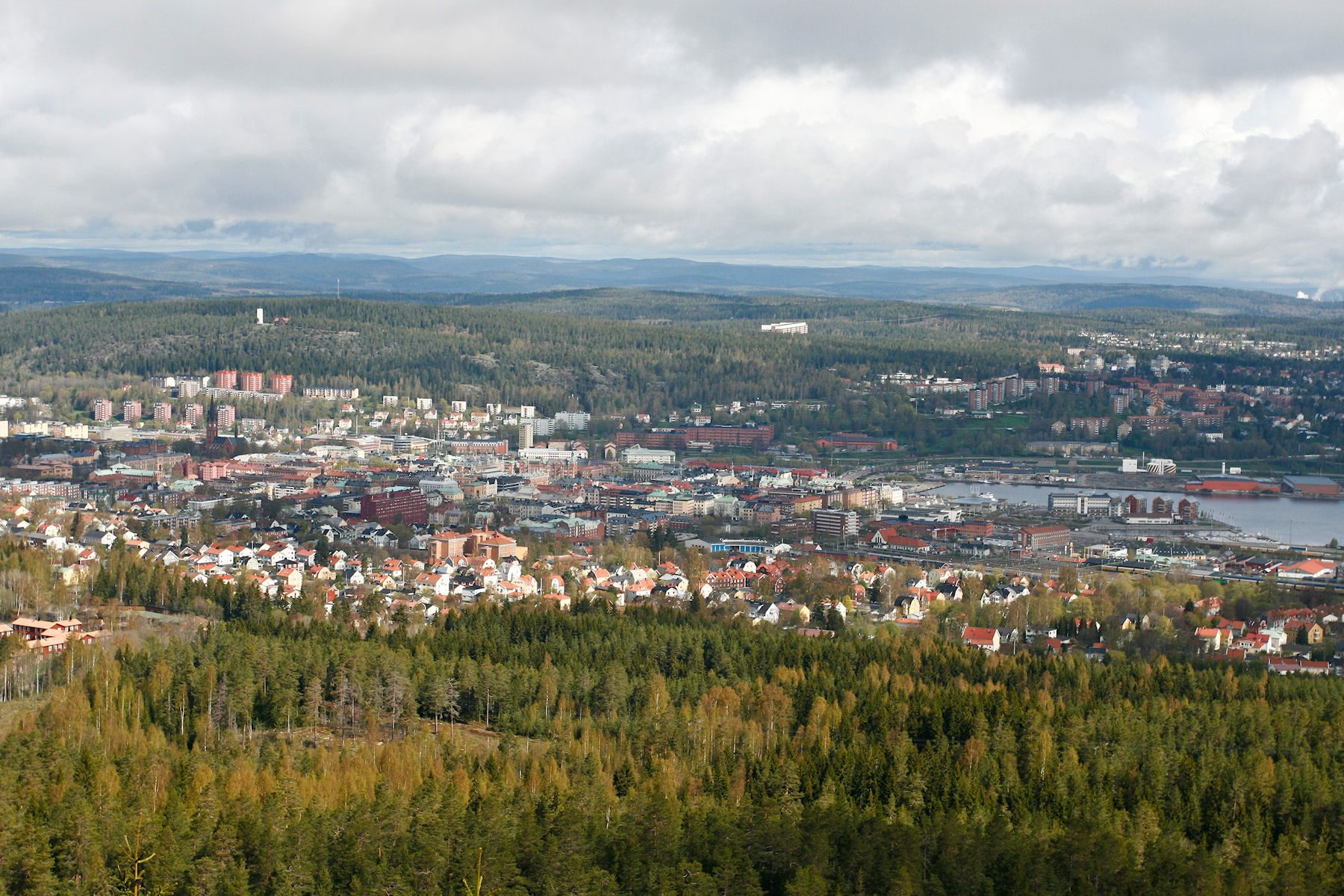 Centre of Sundsvall (Photo by Marcel Burger)