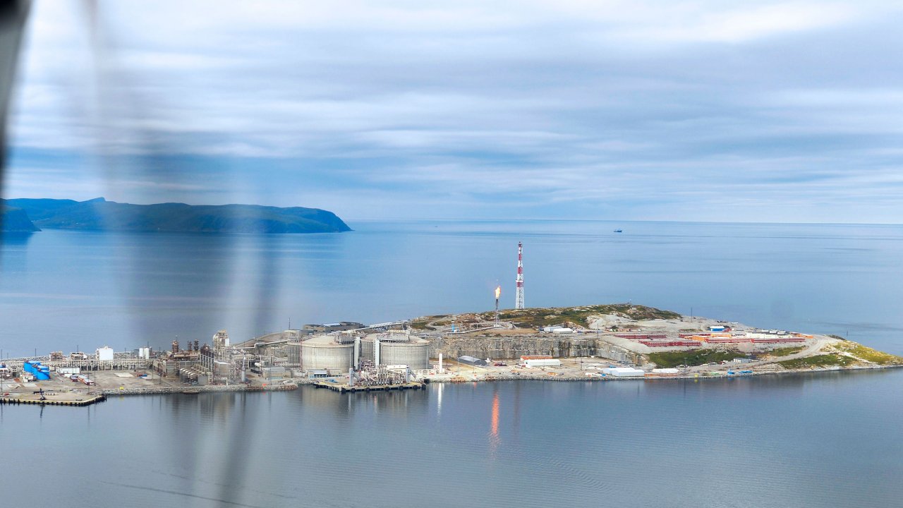 Melkøya LNG production plant, Hammerfest, Norway (Press photo by Equinor)