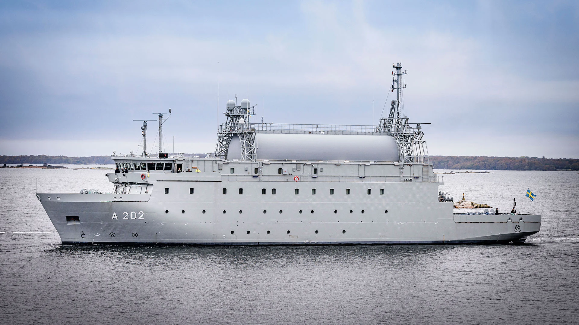 HMS Artemis (Press photo by Saab)
