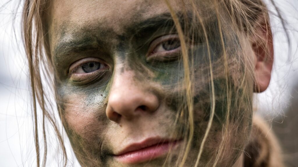 Press photo a female Swedish conscript, taken in 2022 (Photo: Försvarsmakten)