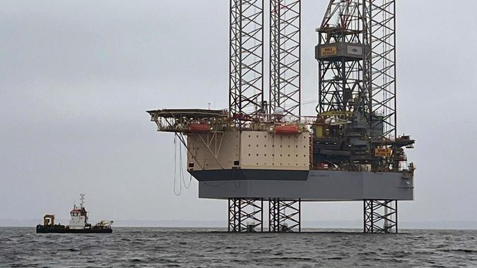 By CEPetro released photo of the oil rig used to discover the deposit in the Wolin East 1 field (Photo: CEPetro)